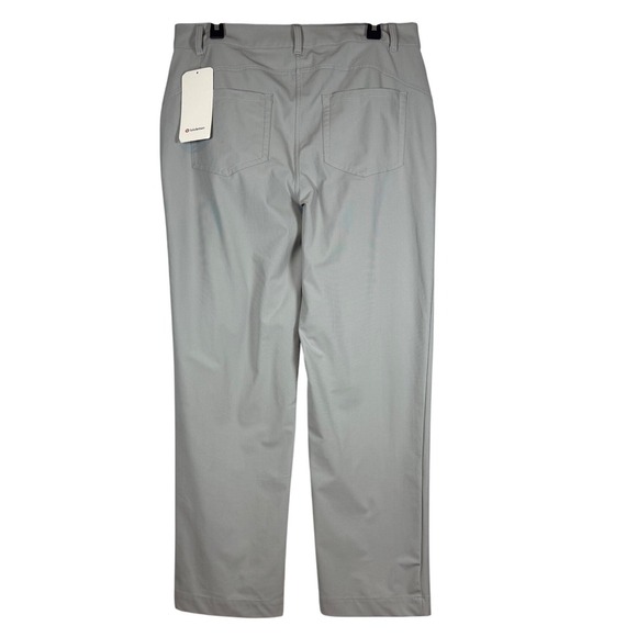 NWT LULULEMON City Sleek 5 Pocket Wide Leg Pant Full Length Silver Drop, Size 32 - Picture 5 of 13